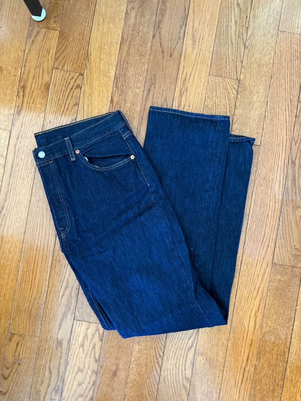Levi's Dark Blue Straight-Leg Jeans